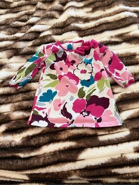 Gymboree Pink Multi Floral Long-Sleeve Tunic